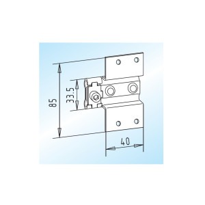 WSS Anschraubtasche V 3614 für Holzzarge